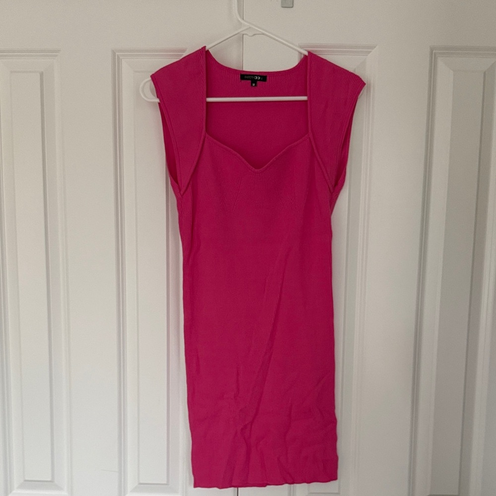 Papermoon Hot Pink Bodycon Dress